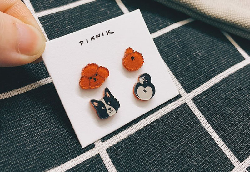 日日野餐 狗狗別針 系列